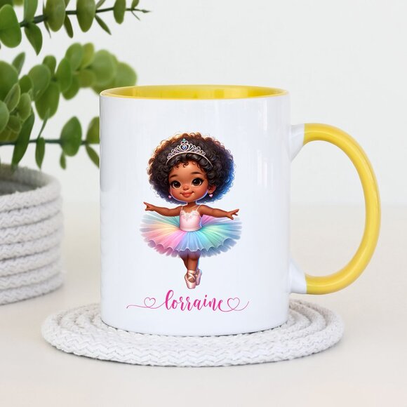 Ballerina, Kids Cup, Personalized Gifts, Birthday, Christmas, Gifts - Picture 2 of 2